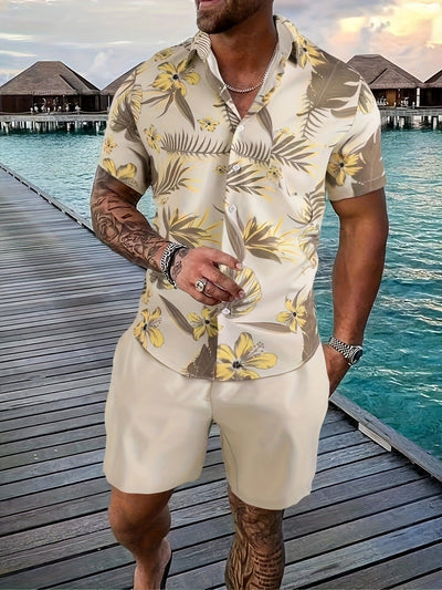 Norman – 3D-gedruckter Kurzarm-Shorts-Anzug