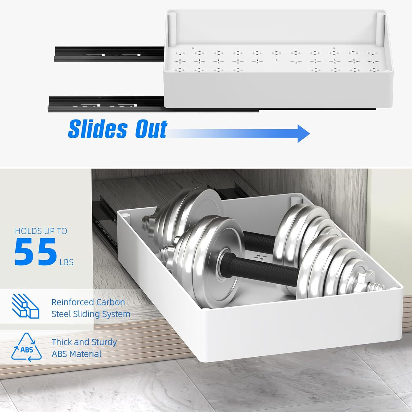RegalGleiter™ Einfach zu Installierender Organizer