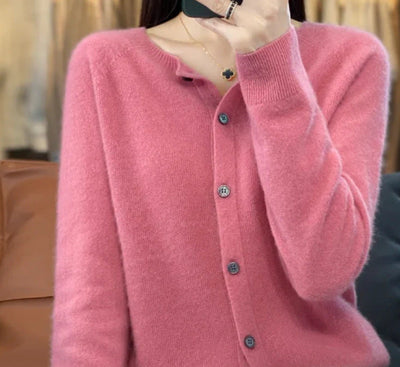 Emily – Merino Wollcardigan mit Kaschmir