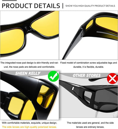 Nachtblick HD Anti-Blendung Brille