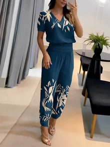 Blau mit Muster 1