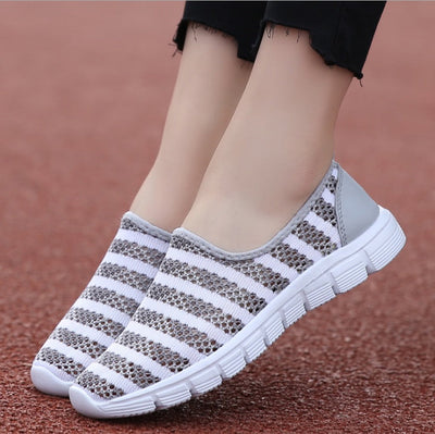 Samantha – Atmungsaktive Mesh-Ballerinas für Damen