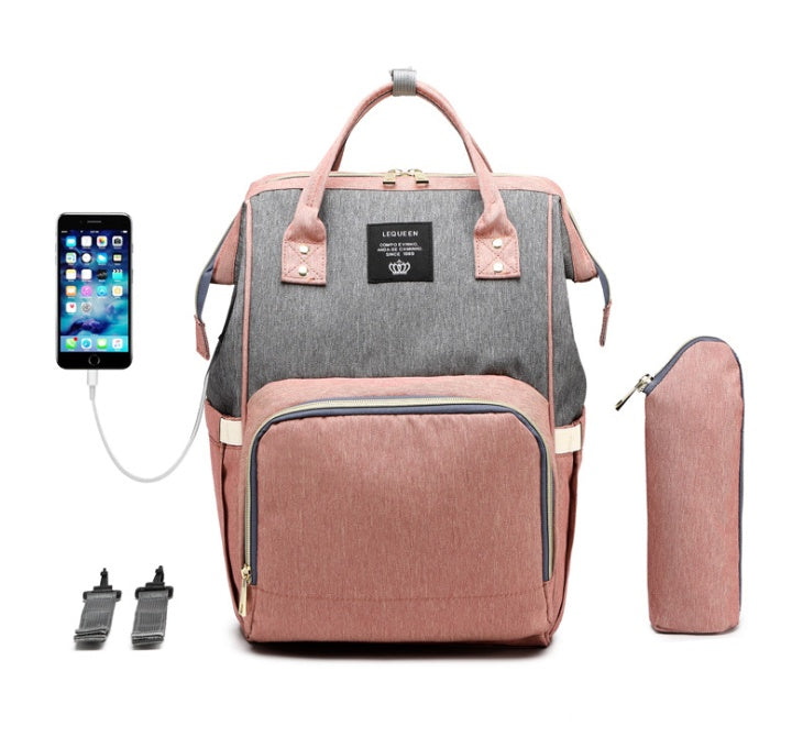 Louise – Große Kapazität Wickeltasche für Mamas mit modischem Design