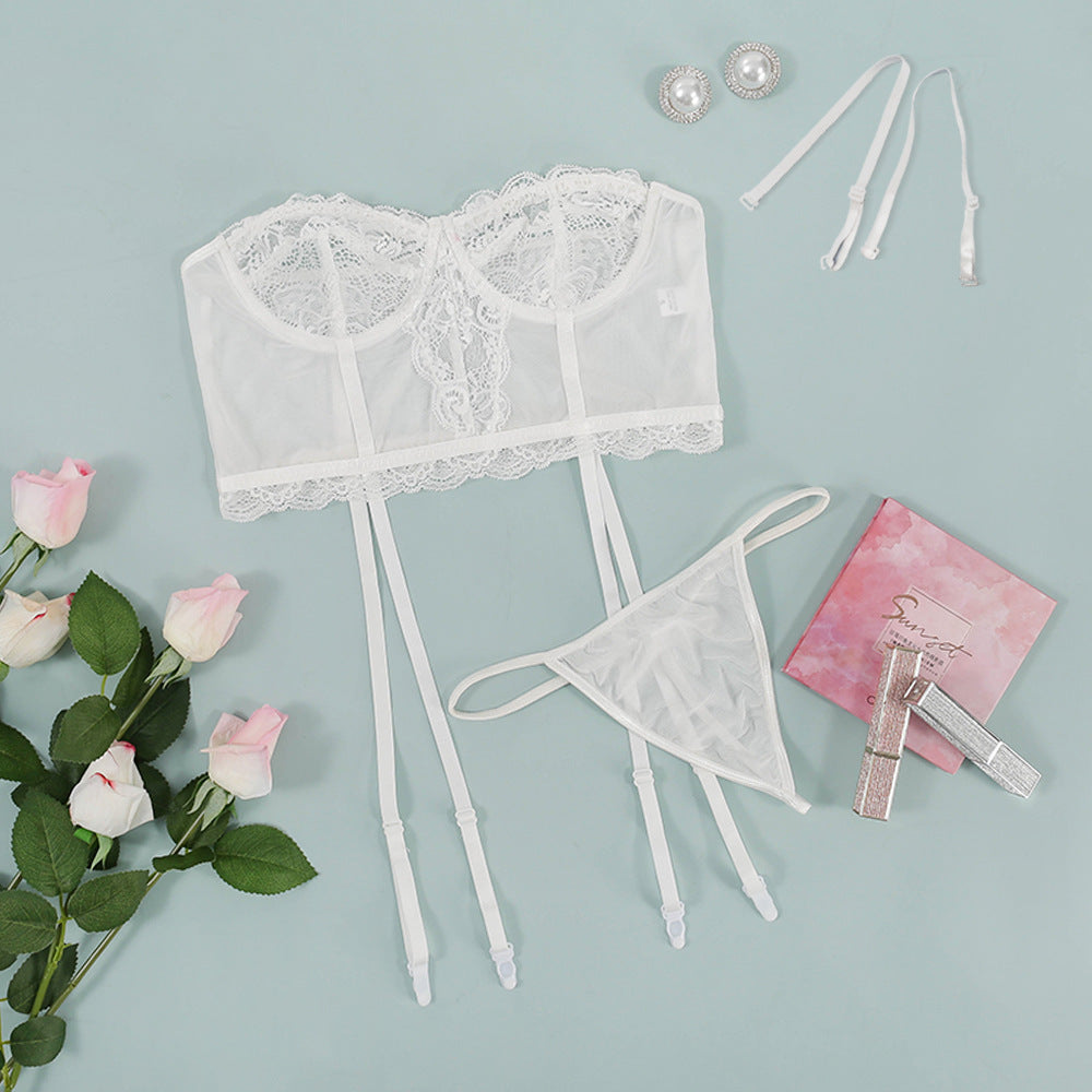 Samantha – Verführerisches Spitzen-Dessous-Set für Damen