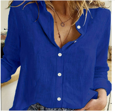 Natalie – Lässiger Button-Down Cardigan mit langen Ärmeln