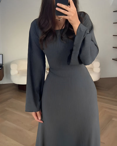 Gabriella - Elegant knitted long dress