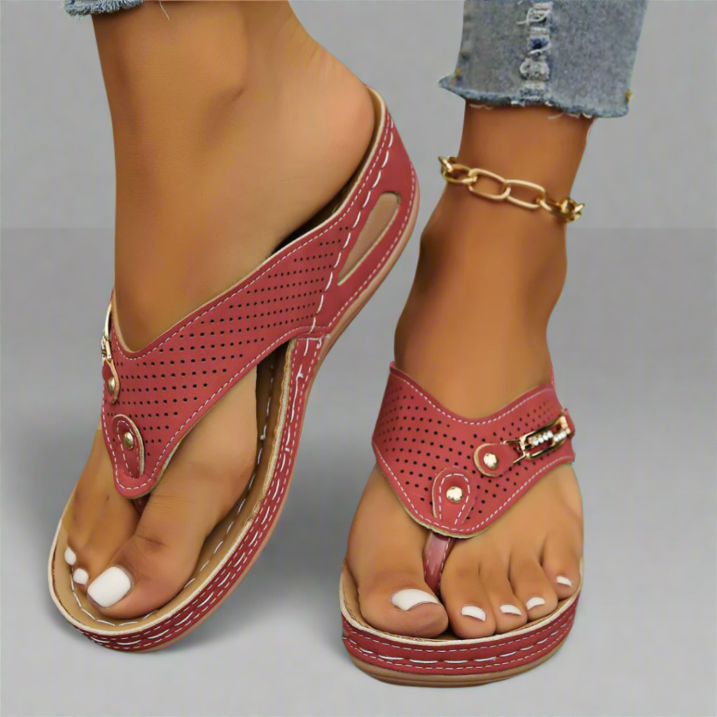 Mira | Retro-Sandalen für Damen mit Fußgewölbeunterstützung – Bequem und Stylish