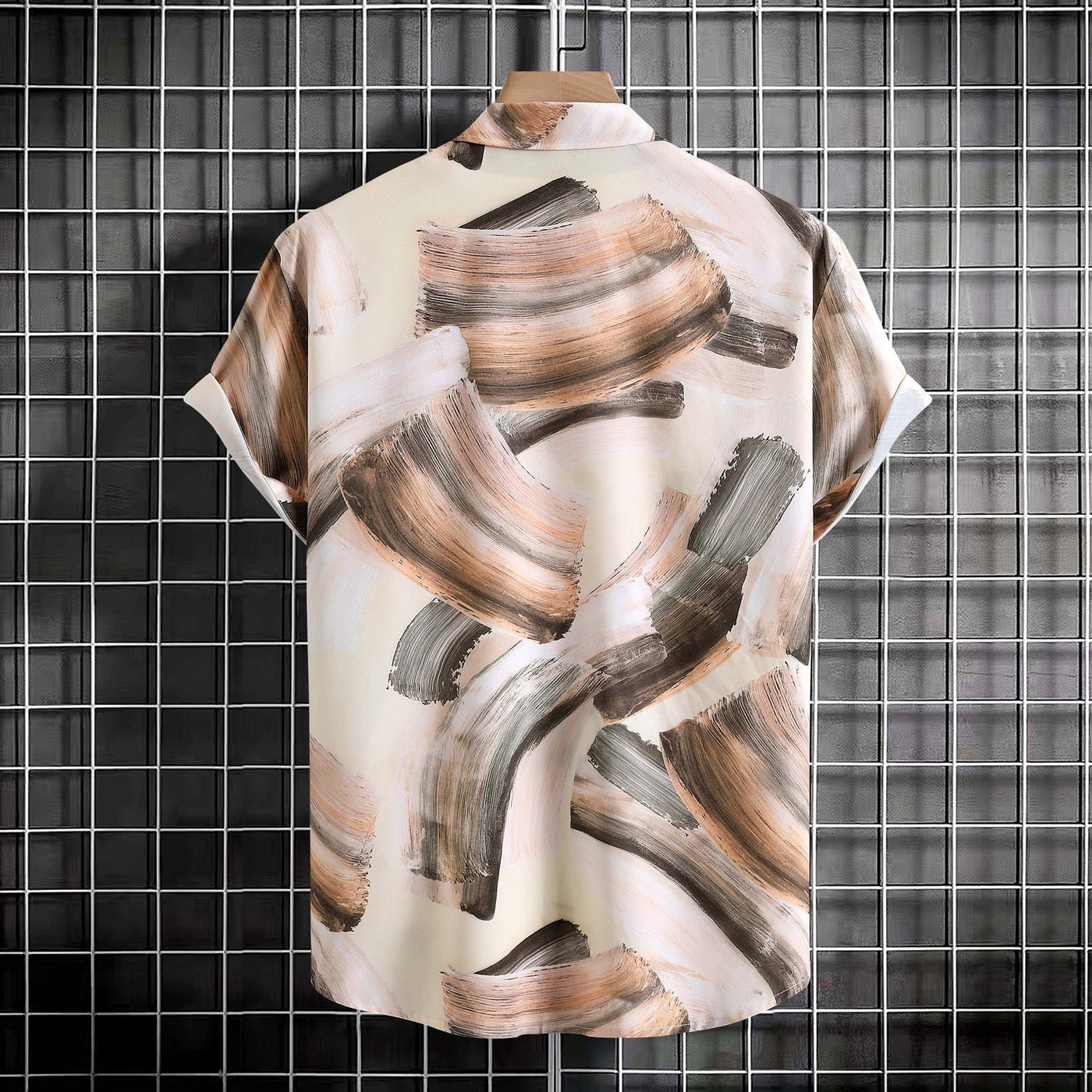 Victor – Plus-Size Herren T-Shirt mit Druck und kurzen Ärmeln