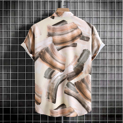 Victor – Plus-Size Herren T-Shirt mit Druck und kurzen Ärmeln