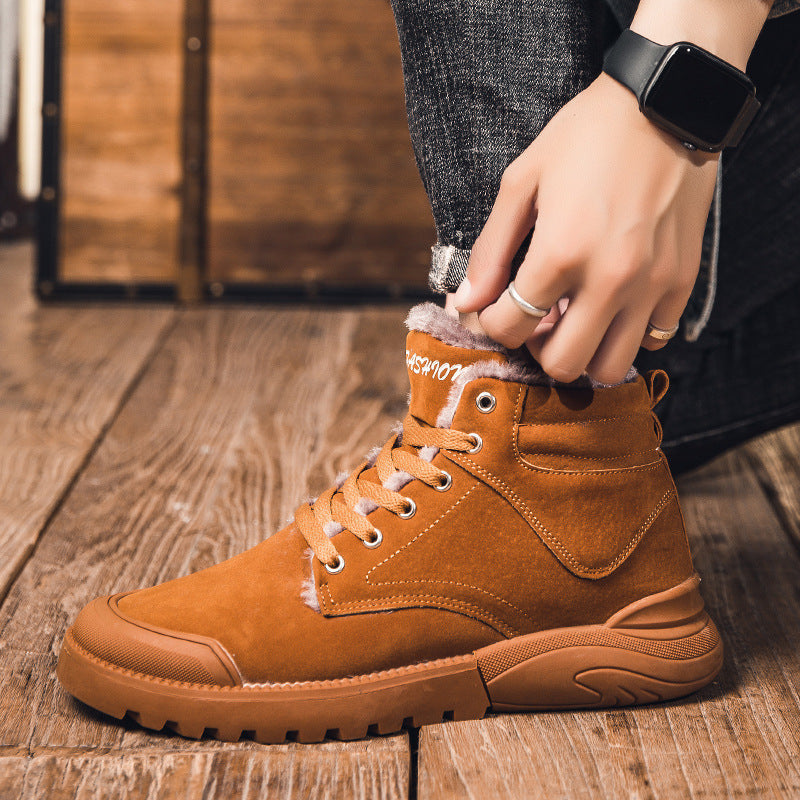 Spencer – Warme Herrenstiefeletten mit Plüschfutter