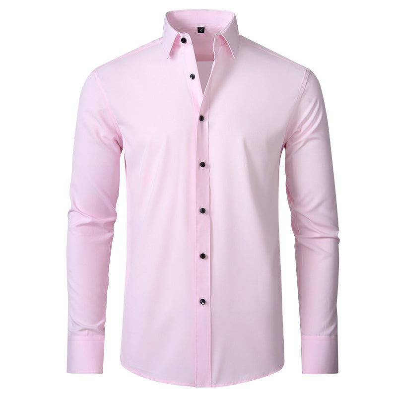 Benjamin | Classic Slim Fit Stretchable Langarm Business Hemd