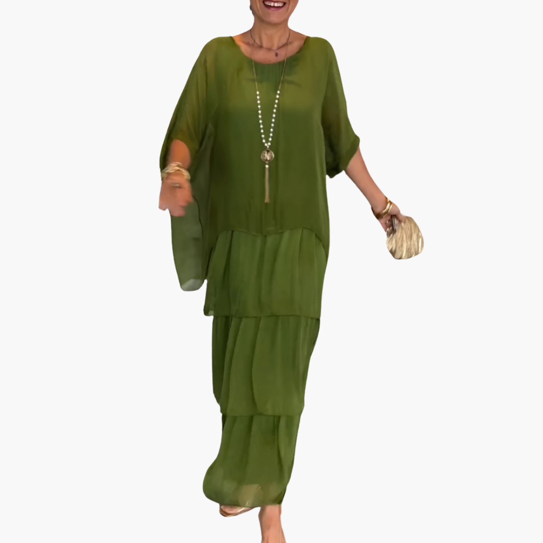 Regina | Elegantes langes Kleid
