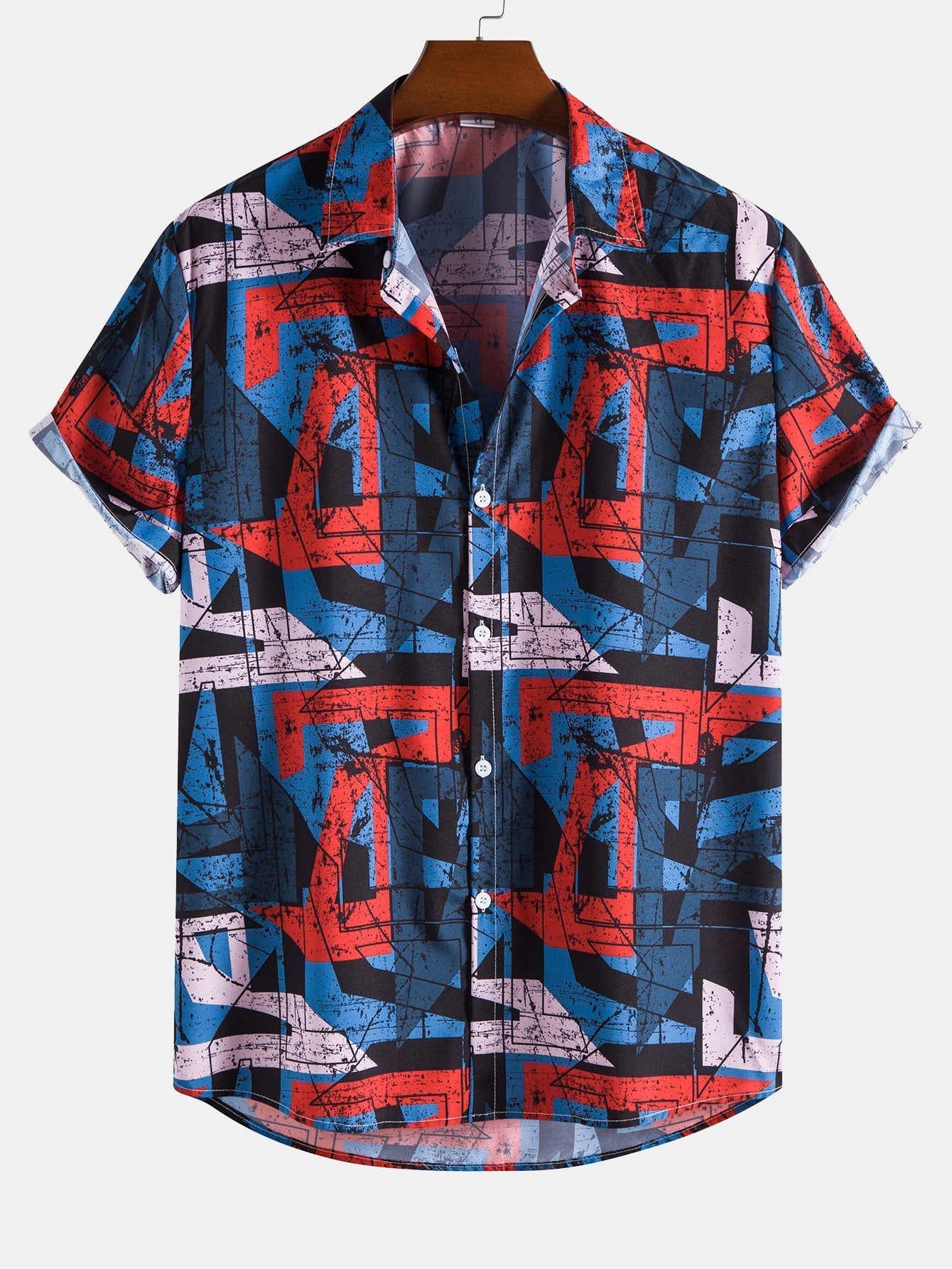 Shirt mit geometrischem Punktedruck