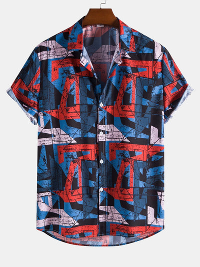 Shirt mit geometrischem Punktedruck