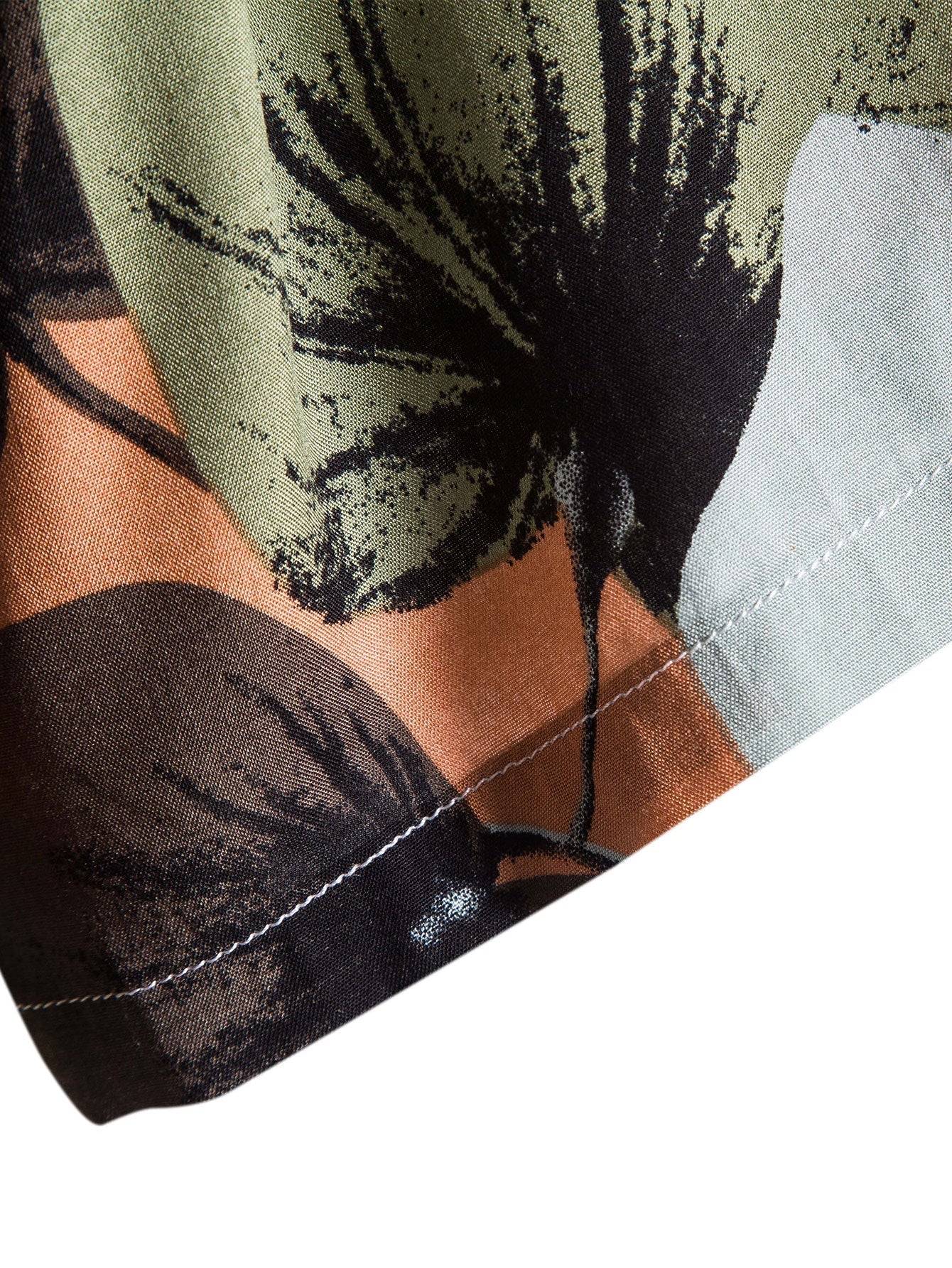 Shirt mit tropischem Druck