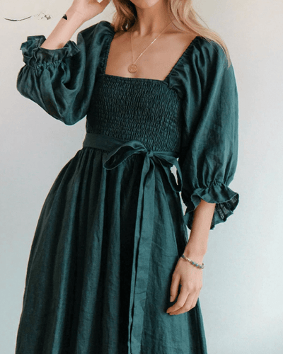 Tana | Französisches Kleid mit Rüschensleeves