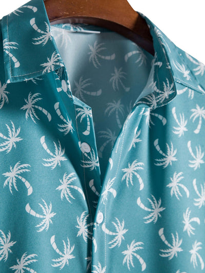 Shirt mit Kokosnussbaum-Aufdruck