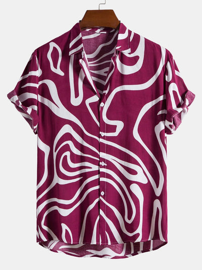Shirt mit Wirbeldruck