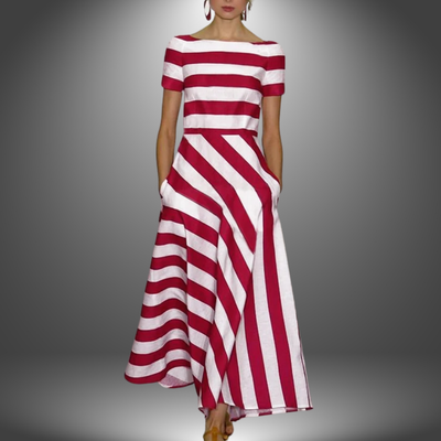 Olivia | Lässige, abstrakte Druckhose