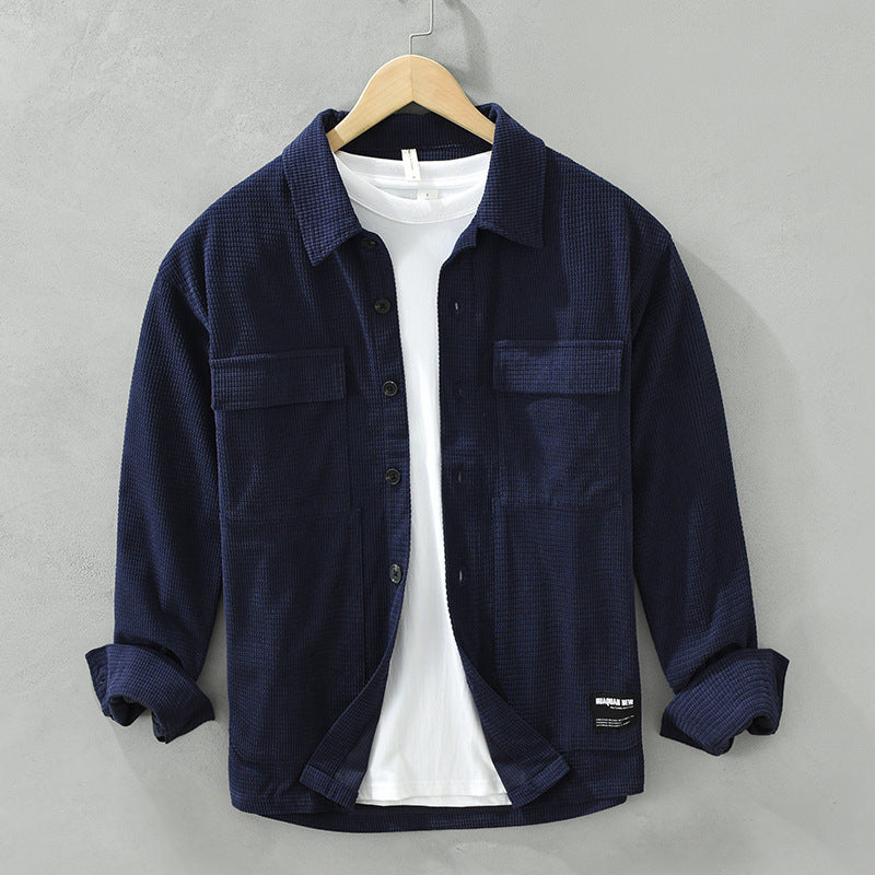 Rowan – Langärmliges Waffelshirt im japanischen Stil
