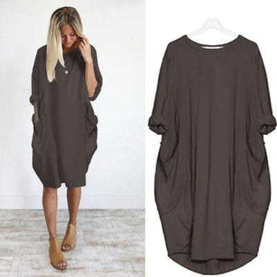 Emily™ | Bequemes Kleid mit Taschen