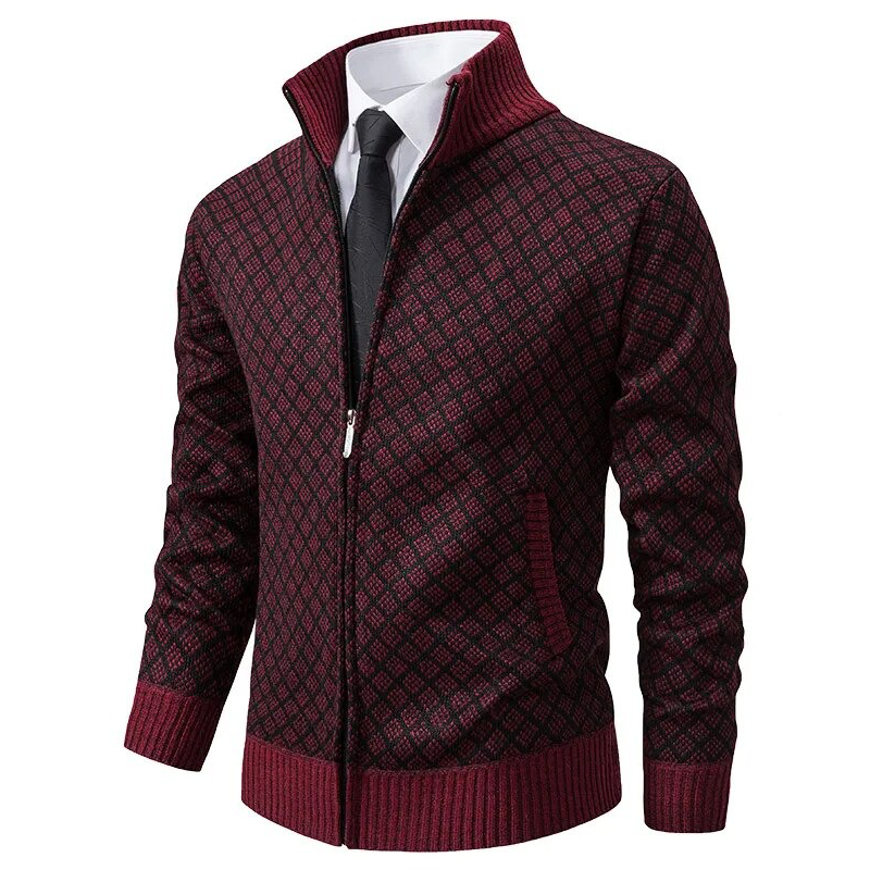 Jacke Fleece-Strickpullover