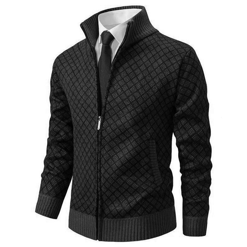 Jacke Fleece-Strickpullover