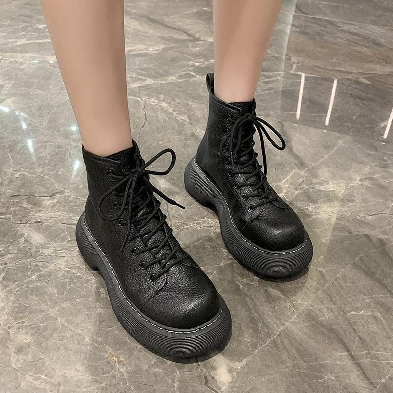 Betty – Modische Schnürstiefeletten für Damen aus Premium-Veganleder