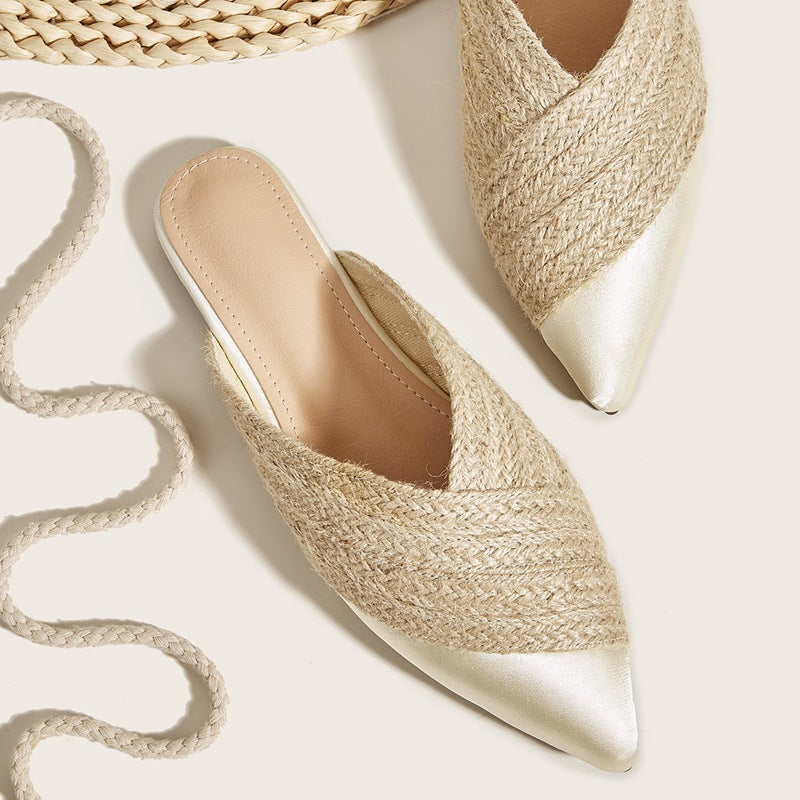 Angela – Halbschuhe aus Hanfseil für Damen