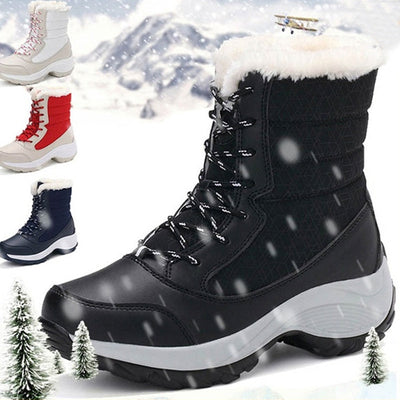 Amelia – Warme Damen-Snowboots mit Plüschfutter
