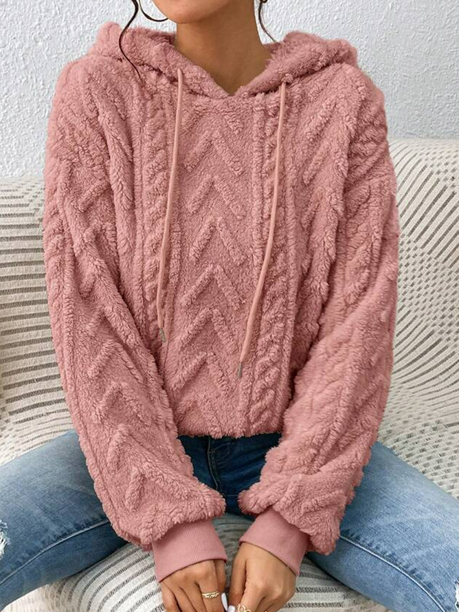 Herbstpulli mit Kapuze und Reißverschluss