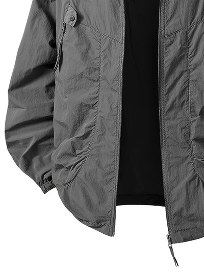 Lucan | Wasserdichter Outdoor-Windbreaker mit verstellbarer Kapuze