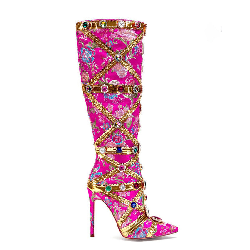 Charlotte – Hochwertige Damenstiefel mit Industrie-Design