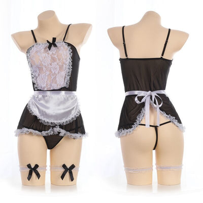 Denise – Verführerisches Spitzen-Mädchen-Outfit