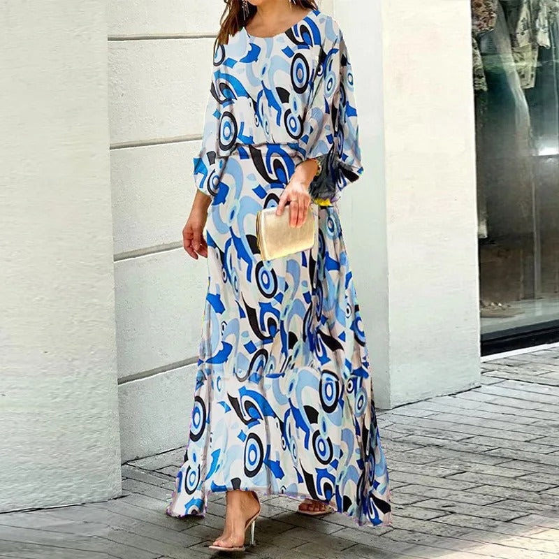 Herlyn - Loose dress with round neckline