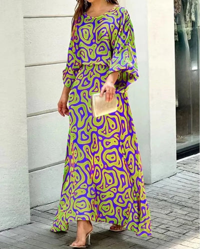 Herlyn - Loose dress with round neckline