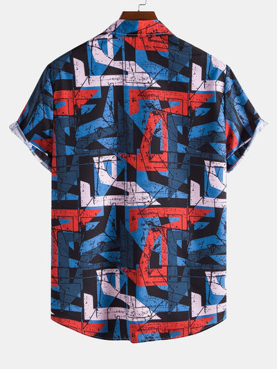 Shirt mit geometrischem Punktedruck
