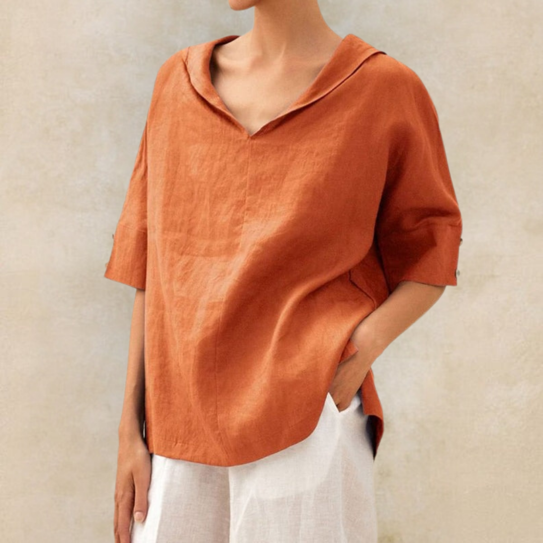 Vesper | Lässige, locker sitzende Bluse