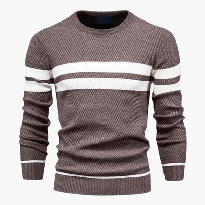 Bastian | Herrenpullover mit Streifen
