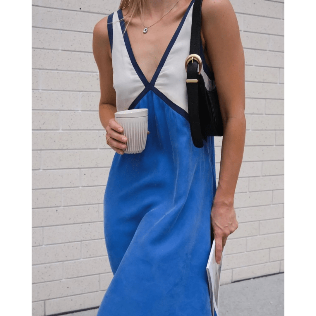 RENATA | V-AUSSCHNITT-KLEID