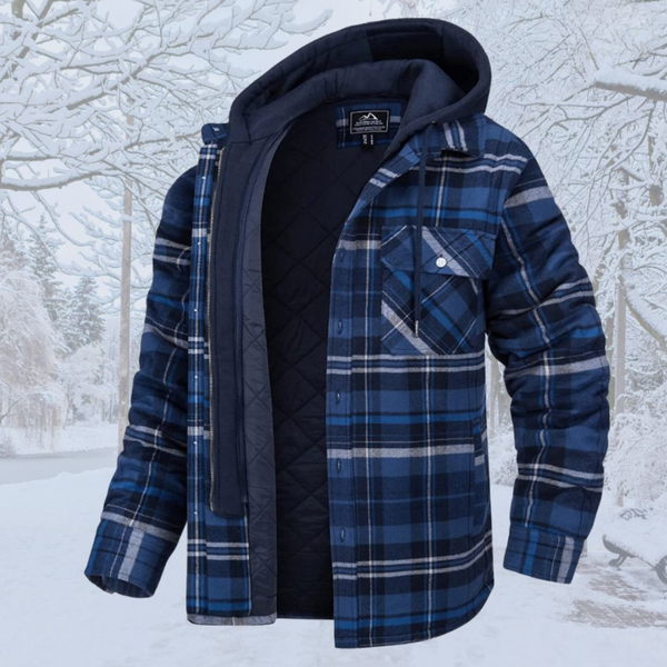 Flanellhemdjacke für Männer