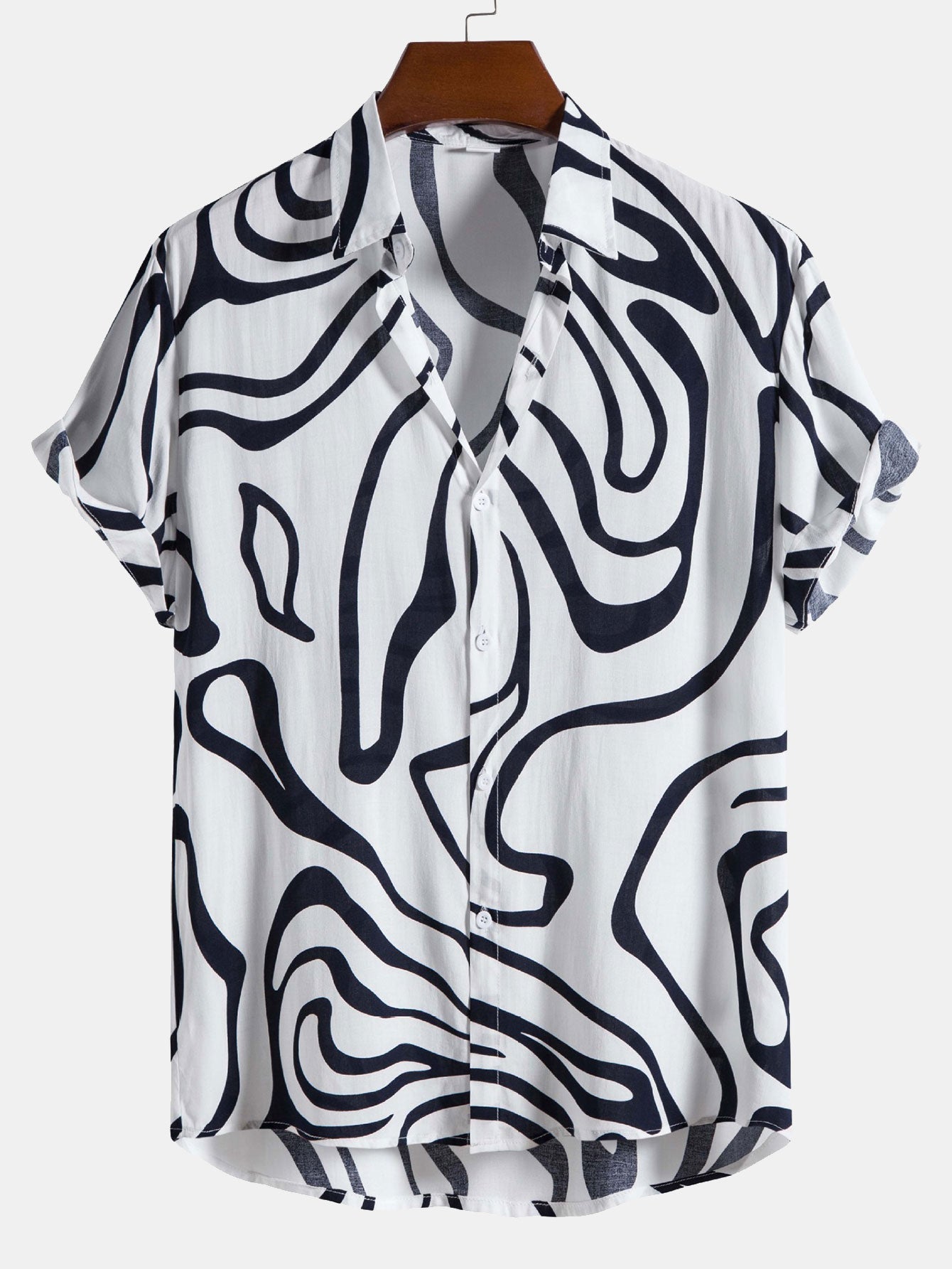 Shirt mit Wirbeldruck