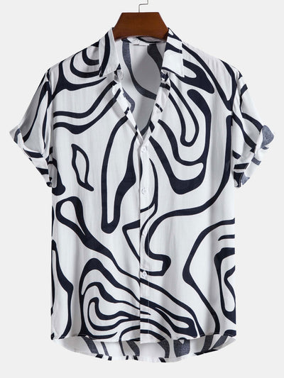 Shirt mit Wirbeldruck