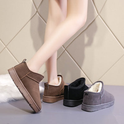Brenda – Dicke Plüschstiefel für Damen