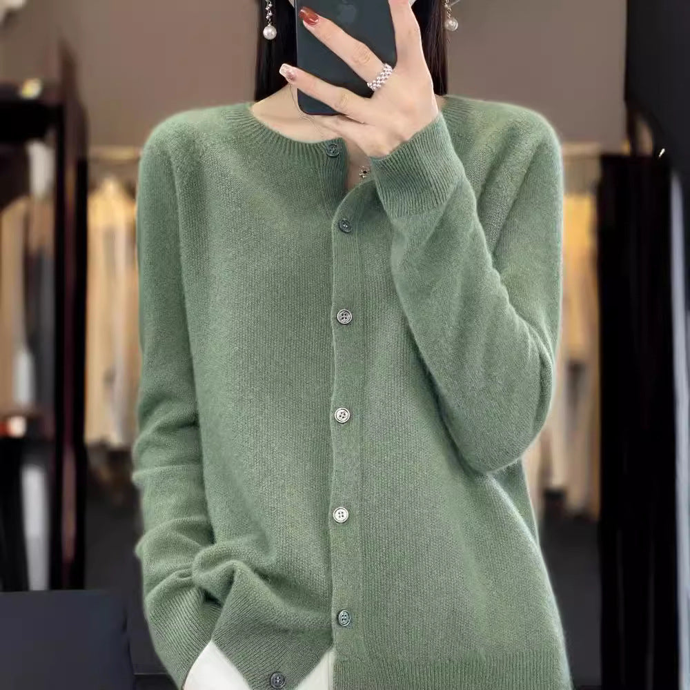 Emily – Merino Wollcardigan mit Kaschmir