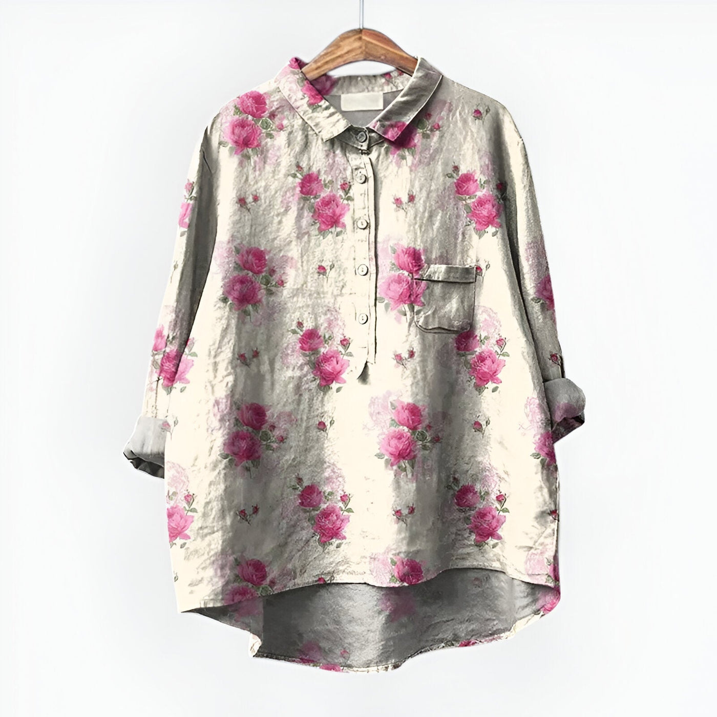 Ophélie™ | Bluse mit elegantem Blumenmuster