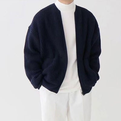 Herren Strickjacke mit schmaler Passform
