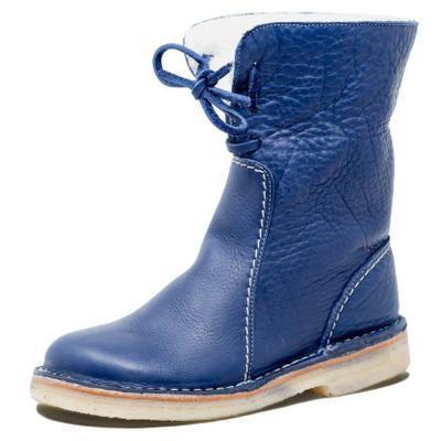 Megan – Warme Damenstiefel mit Kunstfell