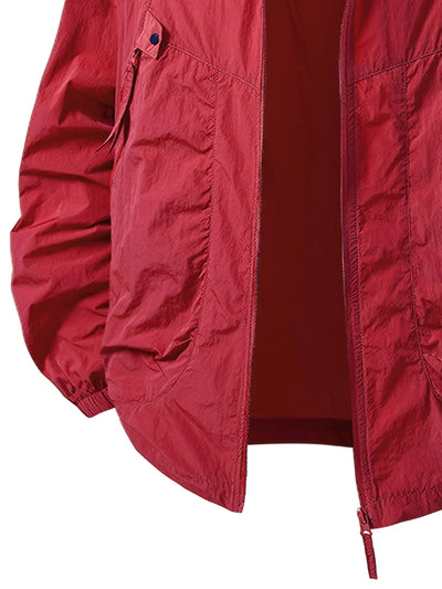 Lucan | Wasserdichter Outdoor-Windbreaker mit verstellbarer Kapuze