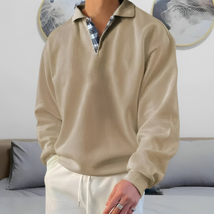 Lässiger Herren-Polopullover